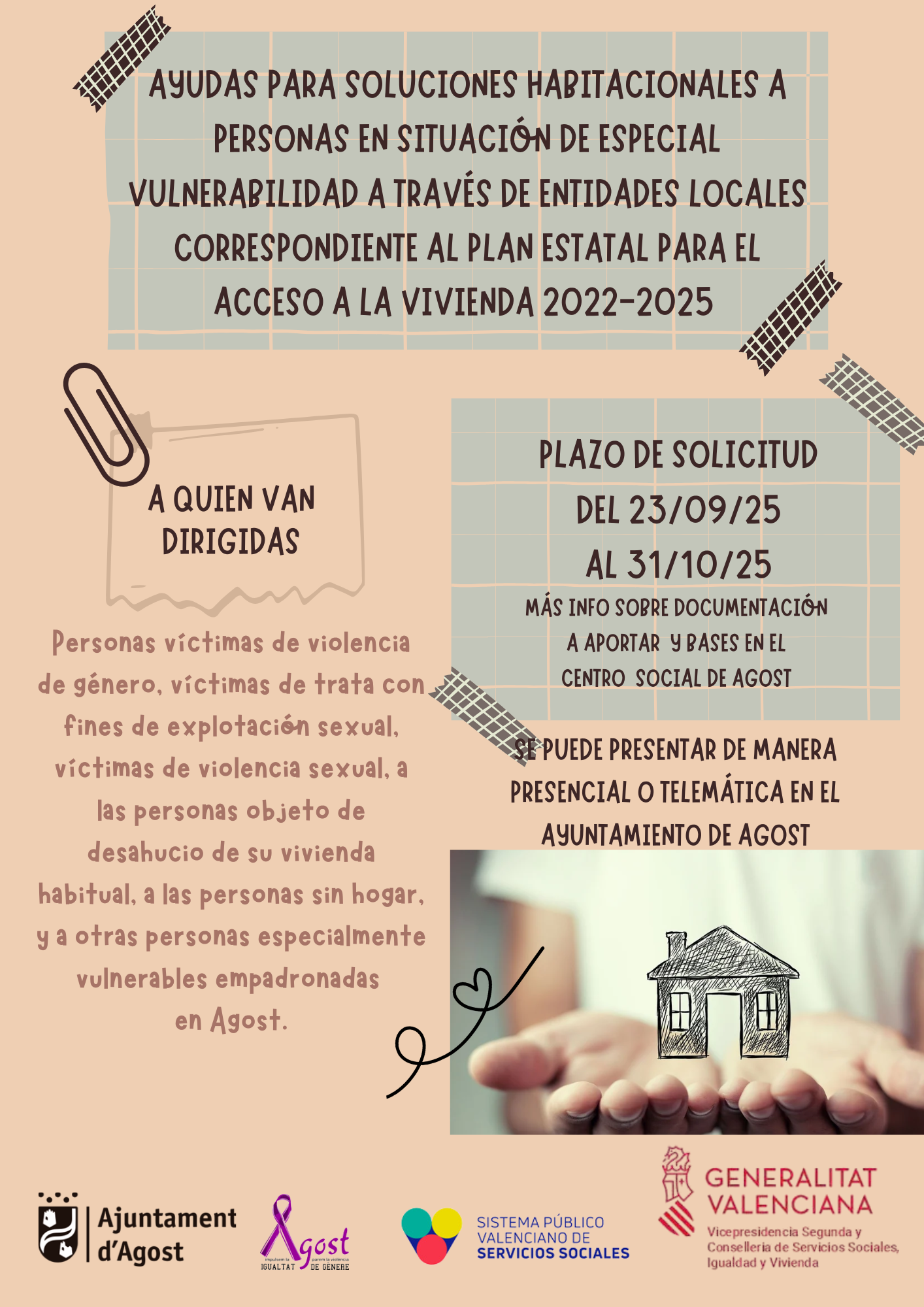 cartel soluciones habitacionales